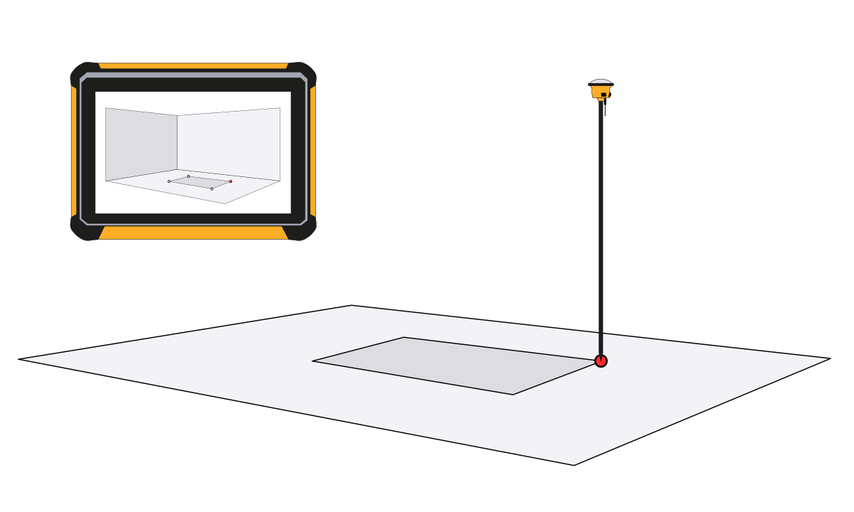 GPS Vermessung Symbol