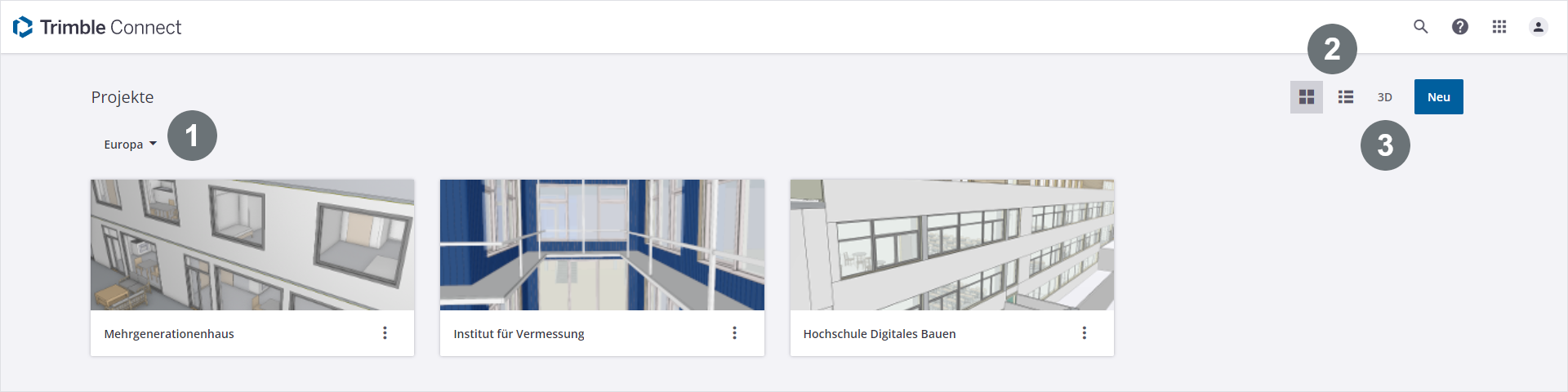 Projekt&uuml;bersicht